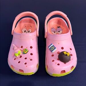 Pink Spongebob Cartoon Character Crocs